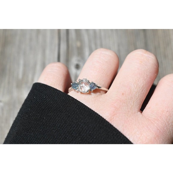 Montana sapphire engagement rings size 3 4 5 6 7 8 9 10 11 12 13 - Picture 1 of 6